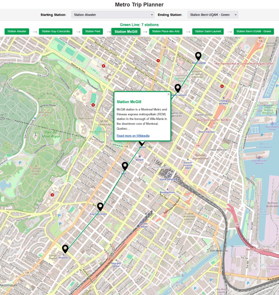 Metro Trip Planner - 2